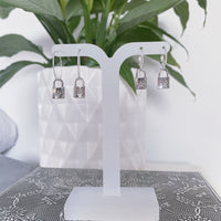 Padlock earrings