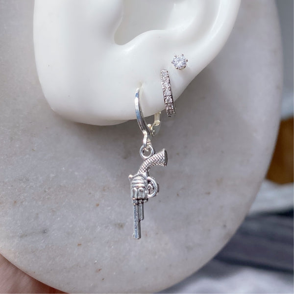 Gun earrings