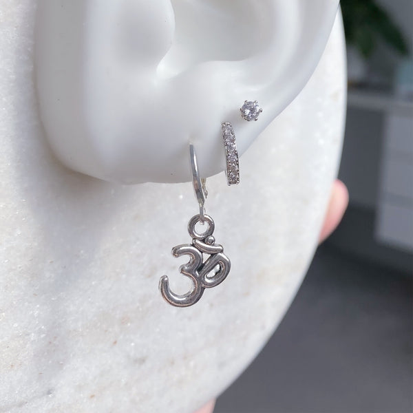 Om earrings