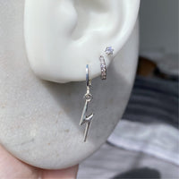Lightning bolt earrings