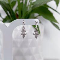 Fleur de lis earrings