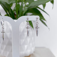 Sword earrings