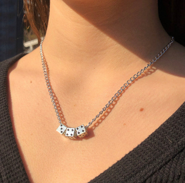 Dice necklace