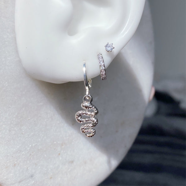 Snake earrings