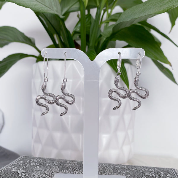 Snake earrings