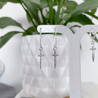 Sword earrings