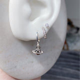Saturn earrings