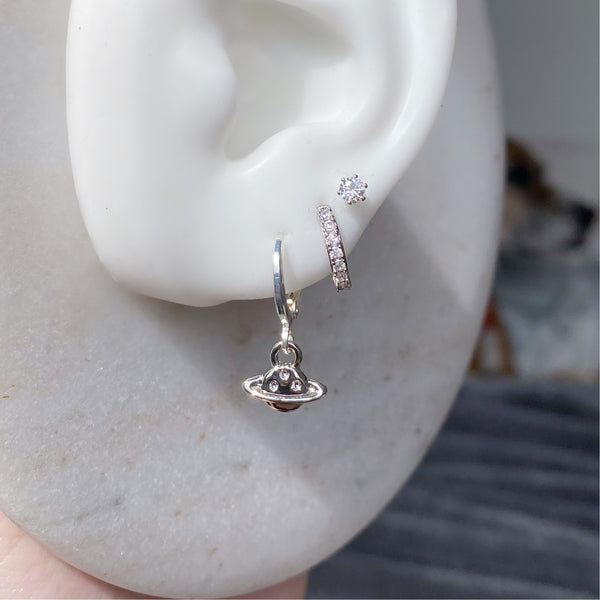 Saturn earrings