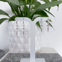 Sword earrings