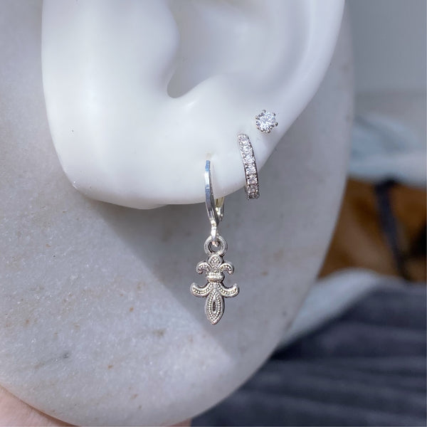 Fleur de lis earrings