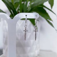 Sword earrings