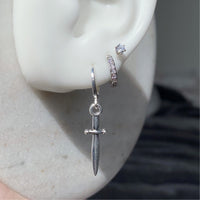 Sword earrings