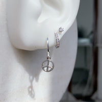 Peace earrings