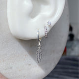 Feather earrings
