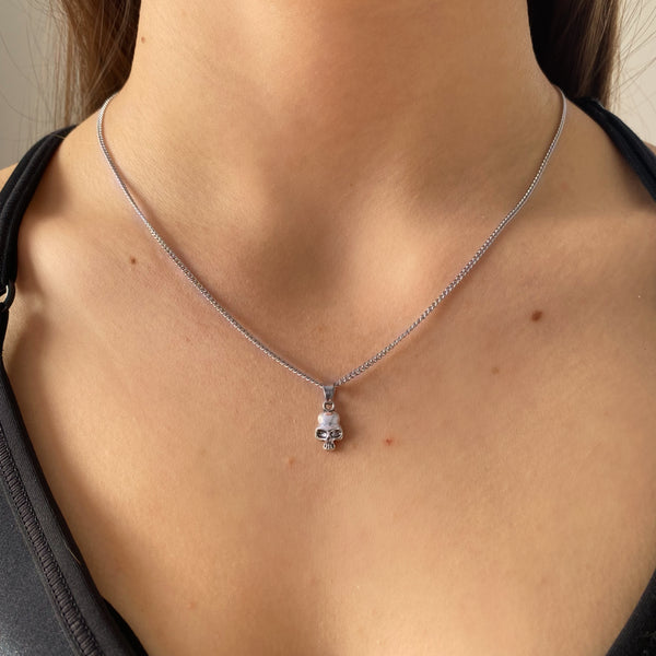 Silver Skull necklace