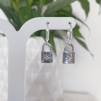 Padlock earrings
