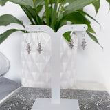 Fleur de lis earrings