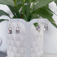 Padlock earrings