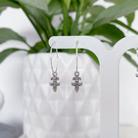 Fleur de lis earrings